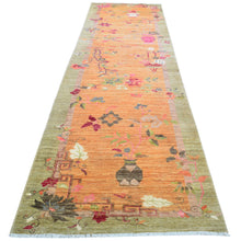 Load image into Gallery viewer, Hand-Knotted Tribal Peshawar Chobi Design Handmade Rug (Size 3.0 X 12.0) Cwral-11520