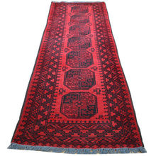 Load image into Gallery viewer, Hand-Knotted Tribal Vintage Turkoman Design Handmade Rug (Size 2.6 X 9.5) Cwral-11523