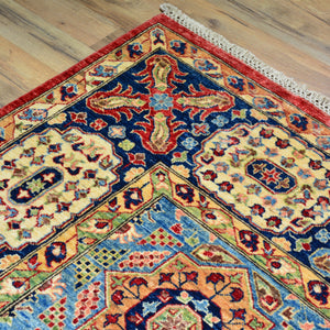 Hand-Knotted Fine Traditional Mumluk Design Handmade Rug (Size 9.1 X 12.1) Cwral-11541