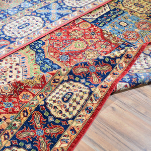 Hand-Knotted Fine Traditional Mumluk Design Handmade Rug (Size 9.1 X 12.1) Cwral-11541