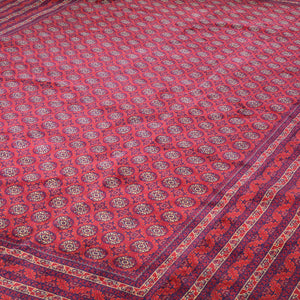 Fine Hand-Knotted Turkmen Tribal Traditional Wool Rug (Size 8.2 X 11.5) Cwral-11544