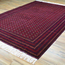 Load image into Gallery viewer, Fine Hand-Knotted Turkmen Tribal Traditional Wool Rug (Size 6.5 X 9.9) Cwral-11550