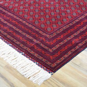 Fine Hand-Knotted Turkmen Tribal Traditional Wool Rug (Size 6.6 X 9.6) Cwral-11553