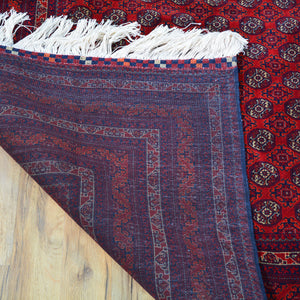 Fine Hand-Knotted Turkmen Tribal Traditional Wool Rug (Size 6.6 X 9.6) Cwral-11553
