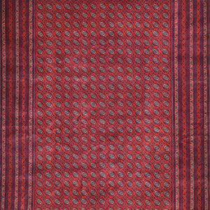 Fine Hand-Knotted Turkmen Tribal Traditional Wool Rug (Size 6.6 X 9.6) Cwral-11553