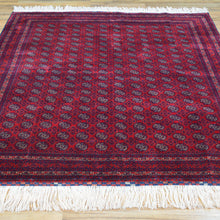 Load image into Gallery viewer, Fine Hand-Knotted Turkmen Tribal Traditional Wool Oriental Rug (Size 4.11 X 6.5) Cwral-11556