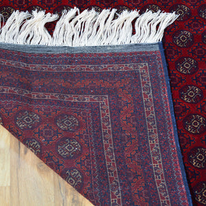 Fine Hand-Knotted Turkmen Tribal Traditional Wool Oriental Rug (Size 4.11 X 6.5) Cwral-11556