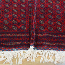 Load image into Gallery viewer, Fine Hand-Knotted Turkmen Tribal Traditional Wool Oriental Rug (Size 4.11 X 6.5) Cwral-11556