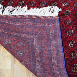 Fine Hand-Knotted Turkmen Tribal Traditional Wool Oriental Rug (Size 4.11 X 6.6) Cwral-11559