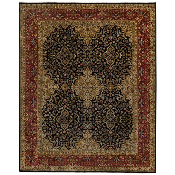 Hand-Knotted New Zealand Wool Traditional Design Oriental Rug (Size 7.11 X 9.10) Cwral-11562