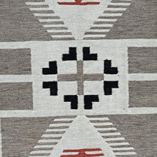 Load image into Gallery viewer, Hand-Woven Reversible Southwestern Design Handmade Kilim Rug (Size 8.9 X 12.2) Cwral-11585
