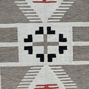 Hand-Woven Reversible Southwestern Design Handmade Kilim Rug (Size 8.9 X 12.2) Cwral-11585