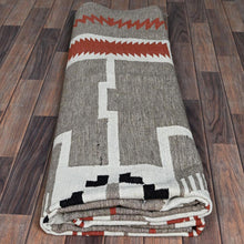 Load image into Gallery viewer, Hand-Woven Reversible Southwestern Design Handmade Kilim Rug (Size 8.9 X 12.2) Cwral-11585