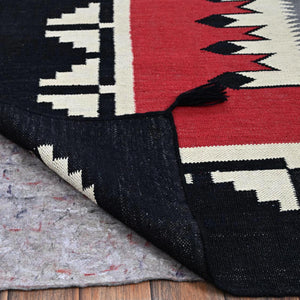 Hand-Woven Reversible Southwestern Design Handmade Kilim Rug (Size 9.2 X 12.0) Cwral-11589