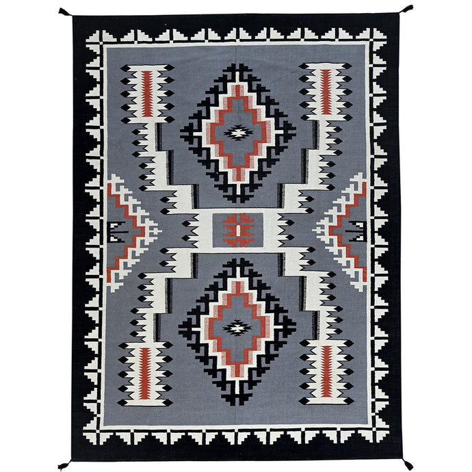 Hand-Woven Reversible Southwestern Design Handmade Kilim Rug (Size 8.10 X 11.9) Cwral-11592