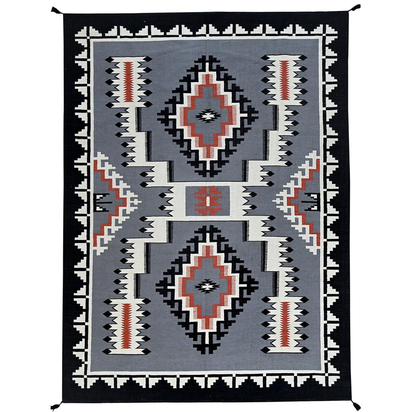 Hand-Woven Reversible Southwestern Design Handmade Kilim Rug (Size 8.10 X 11.9) Cwral-11592