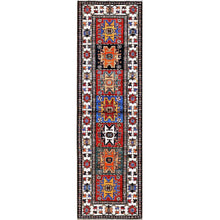 Load image into Gallery viewer, Hand-Knotted Tribal Kazak Traditional Design Handmade Rug (Size 2.9 X 9.3) Cwral-11616
