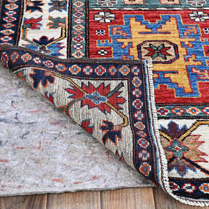 Hand-Knotted Tribal Kazak Traditional Design Handmade Rug (Size 2.9 X 9.3) Cwral-11616