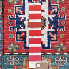 Load image into Gallery viewer, Hand-Knotted Tribal Kazak Traditional Design Handmade Rug (Size 2.9 X 9.3) Cwral-11616
