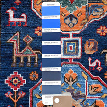 Load image into Gallery viewer, Hand-Knotted Tribal Kazak Traditional Design Handmade Rug (Size 2.8 X 9.5) Cwral-11619