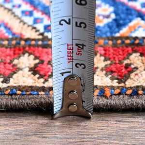 Hand-Knotted Tribal Kazak Traditional Design Handmade Rug (Size 2.8 X 9.5) Cwral-11619