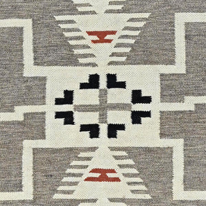Hand-Woven Reversible Southwestern Design Handmade Kilim Rug (Size 5.3 X 7.1) Cwral-11628