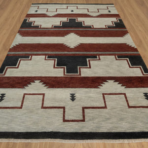 Hand-Knotted Traditional Southwestern Design Handmade Rug (Size 9.2 X 11.11) Cwral-11637