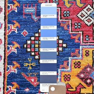 Hand-Knotted Traditional Ersari Kazak Design Handmade Wool Rug (Size 4.0 X 6.1) Cwral-11643