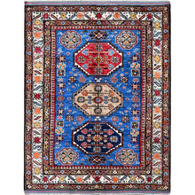 Load image into Gallery viewer, Hand-Knotted Traditional Ersari Kazak Design Handmade Wool Rug (Size 4.3 X 5.3) Cwral-11646