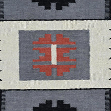 Load image into Gallery viewer, Hand-Woven Reversible Southwestern Design Handmade Kilim Rug (Size 8.1 X 9.11) Cwral-11652