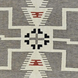 Hand-Woven Reversible Southwestern Design Handmade Kilim Rug (Size 8.0 X 9.11) Cwral-11655