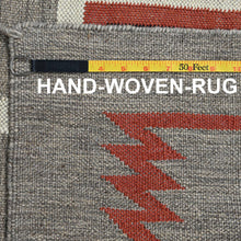 Load image into Gallery viewer, Hand-Woven Reversible Southwestern Design Handmade Kilim Rug (Size 8.0 X 9.11) Cwral-11655