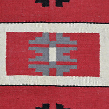 Load image into Gallery viewer, Hand-Woven Reversible Southwestern Design Handmade Kilim Rug (Size 8.1 X 10.0) Cwral-11658