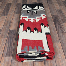 Load image into Gallery viewer, Hand-Woven Reversible Southwestern Design Handmade Kilim Rug (Size 8.1 X 10.0) Cwral-11658