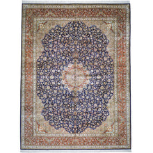 Load image into Gallery viewer, Hand-Knotted Traditional Design Kashmiri Silk Handmade Rug (Size 9.2 X 11.10) Cwral-11667