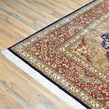 Load image into Gallery viewer, Hand-Knotted Traditional Design Kashmiri Silk Handmade Rug (Size 9.2 X 11.10) Cwral-11667