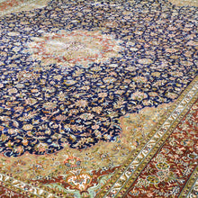 Load image into Gallery viewer, Hand-Knotted Traditional Design Kashmiri Silk Handmade Rug (Size 9.2 X 11.10) Cwral-11667