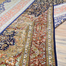 Load image into Gallery viewer, Hand-Knotted Traditional Design Kashmiri Silk Handmade Rug (Size 9.2 X 11.10) Cwral-11667