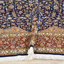 Load image into Gallery viewer, Hand-Knotted Traditional Design Kashmiri Silk Handmade Rug (Size 9.2 X 11.10) Cwral-11667