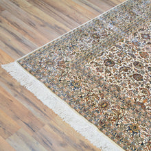 Load image into Gallery viewer, Hand-Knotted Traditional Design Kashmiri Silk Handmade Rug (Size 7.2 X 10.0) Cwral-11673