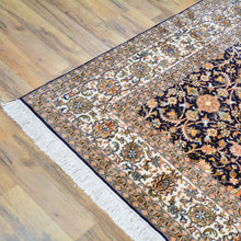 Load image into Gallery viewer, Hand-Knotted Traditional Design Kashmiri Silk Handmade Rug (Size 6.2 X 8.10) Cwral-11676
