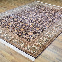 Load image into Gallery viewer, Hand-Knotted Traditional Design Kashmiri Silk Handmade Rug (Size 6.2 X 8.10) Cwral-11676