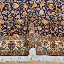 Load image into Gallery viewer, Hand-Knotted Traditional Design Kashmiri Silk Handmade Rug (Size 6.2 X 8.10) Cwral-11676