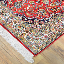 Load image into Gallery viewer, Hand-Knotted Traditional Design Kashmiri Silk Handmade Rug (Size 3.2 X 5.1) Cwral-11682