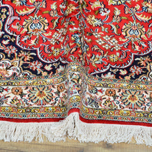 Load image into Gallery viewer, Hand-Knotted Traditional Design Kashmiri Silk Handmade Rug (Size 3.2 X 5.1) Cwral-11682