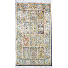 Load image into Gallery viewer, Hand-Knotted Traditional Design Kashmiri Silk Handmade Rug (Size 3.1 X 5.5) Cwral-11685