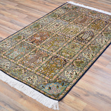 Load image into Gallery viewer, Hand-Knotted Traditional Design Kashmiri Silk Handmade Rug (Size 3.1 X 5.5) Cwral-11685