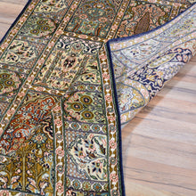 Load image into Gallery viewer, Hand-Knotted Traditional Design Kashmiri Silk Handmade Rug (Size 3.1 X 5.5) Cwral-11685