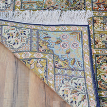 Load image into Gallery viewer, Hand-Knotted Traditional Design Kashmiri Silk Handmade Rug (Size 3.1 X 5.5) Cwral-11685