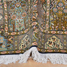 Load image into Gallery viewer, Hand-Knotted Traditional Design Kashmiri Silk Handmade Rug (Size 3.1 X 5.5) Cwral-11685